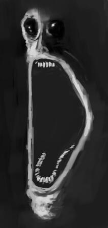 a painting practice of a beautiful unknown creature 8/25/2024